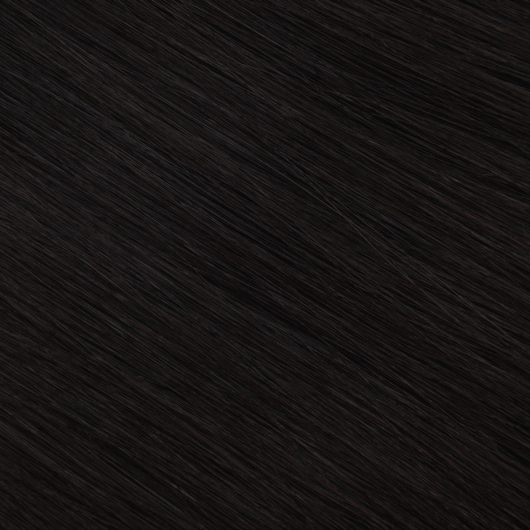 Off Black - Seamless Clip-In Hair Extensions